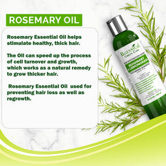 Botanical Green Care Rosemary & Lemongrass Anti-Thinning Shampoo, Thickening Shampoo for Thinning Hair, Hair Loss Shampoo, Thickening Products For Women & Men, Hair Growth Shampoo