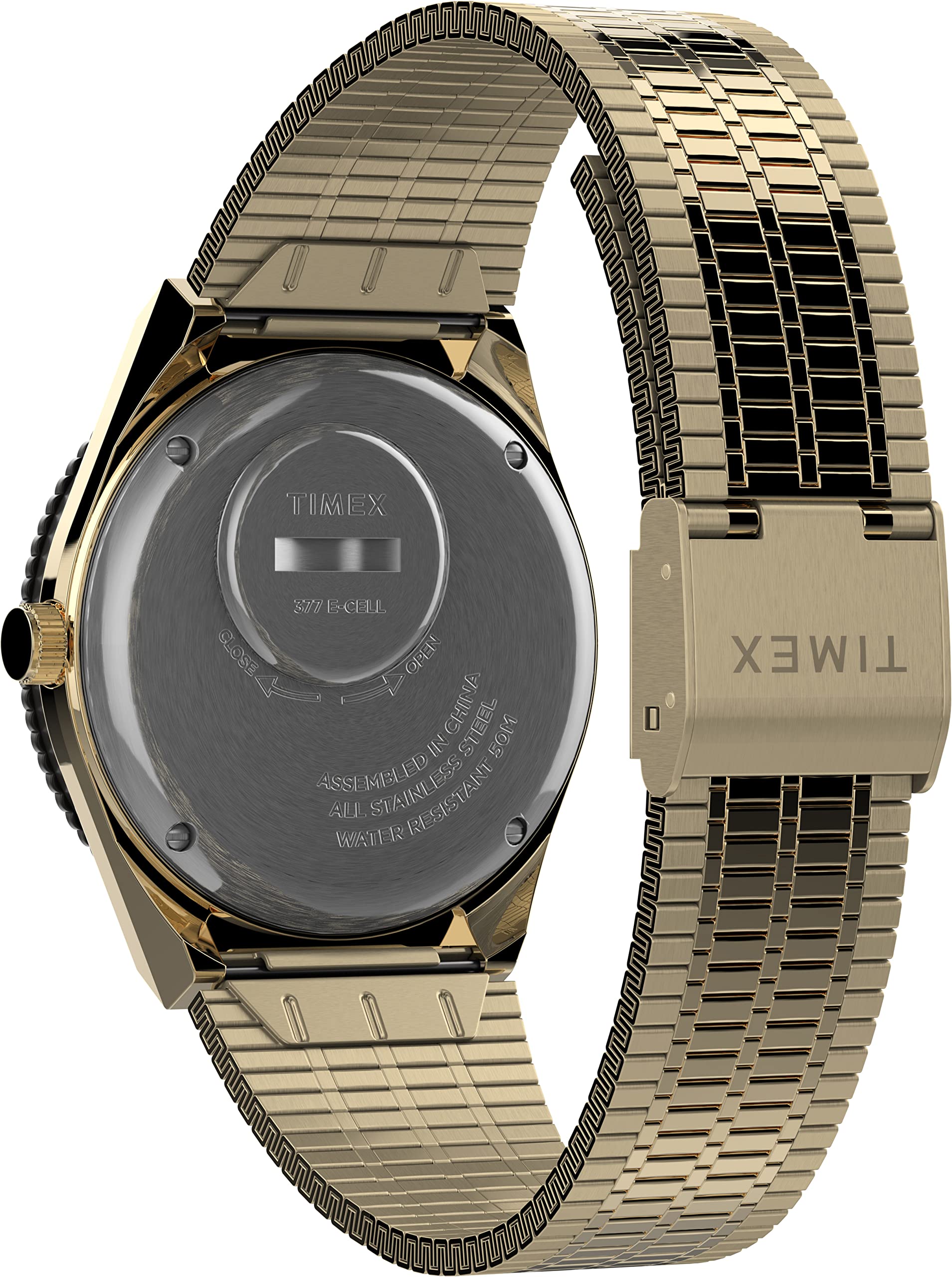 Timex Q Reissue Men's Analogue Watch with Stainless Steel Strap