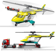 LEGO City Rescue Helicopter Transport 60343 Building Kit (215 Pieces)