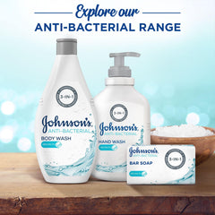 Johnson's Body Wash, Anti-Bacterial, Sea Salts, 400ml