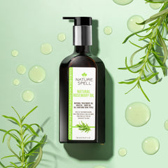 Nature Spell Rosemary Oil for Hair with Easy Pump Oil Dispenser 150ml Rosemary Oil for Hair Growth, Treat Dry, Damaged Hair to Fight Hair Loss with