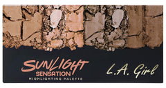 L.A. Girl Fanatic highlighter palette sunlight sensation
