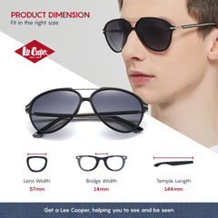 Lee Cooper Men & Women Polarised Sunglasses