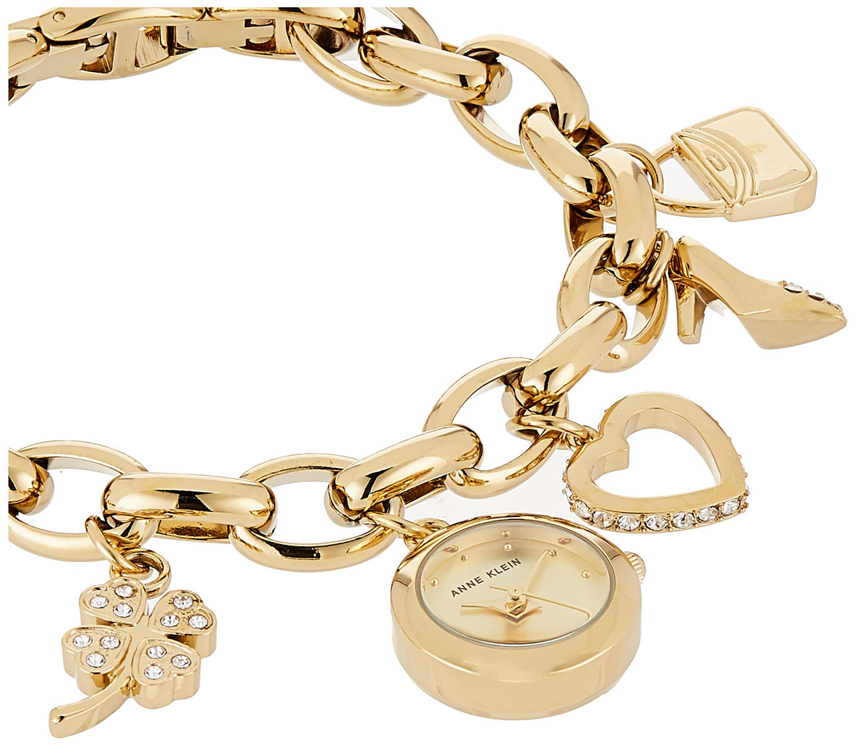 Anne Klein Casual Watch For Women Analog Stainless Steel - 10-7604CHRM One Size