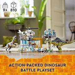 LEGO Jurassic World Giganotosaurus & Therizinosaurus Attack 76949 Building Toy Set; Fun for Kids Aged 9 and up (658 Pieces)