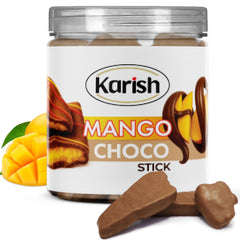 Karish Freeze Dried Chocolate Mango – 150g - Crunchy Fruity Snack Coated in Rich Cocoa - Healthy Treat for Gifting & Sharing