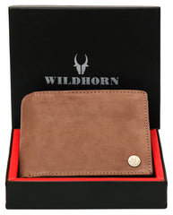 WildHorn Brown Men's Wallet - Tan Hunter