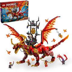LEGO NINJAGO Source Dragon of Motion Adventure Toy for Kids, Ninja Playset for Independent Play with 6 Minifigures,12 and Up, 71822