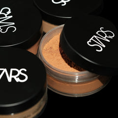 Stars Cosmetics Translucent Powder Face Makeup Compact For All Skin Types Full Coverage Flawless Matte Finish Fixes the Base and Blends Seamlessly Easy Application For Girl & Women (Tan Matt) 20g