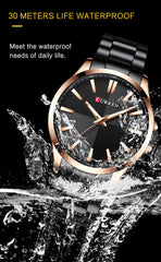 CURREN 8322 Man Watch Man Sport Watch Man Waterproof Outdoor Wristwatch Man Watch Man Quartz Watch Business Watch Male Watch for Men - Black