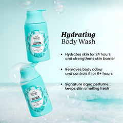 Foxtale Body Washes (Pack of 2) | With Glycolic Acid, Niacinamide, Ceramides, & Hyaluronic Acid | 6+ hrs Odour Control | Long Lasting Fragrance | Body Wash for Women & Men | All Skin Type | 250 ml