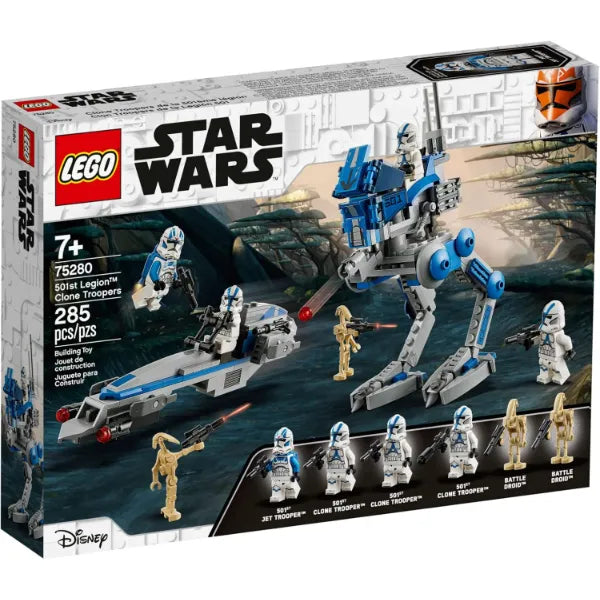 LEGO Star Wars 501st Legion Clone Troopers – Action-Packed Building Set for Kids (75280)