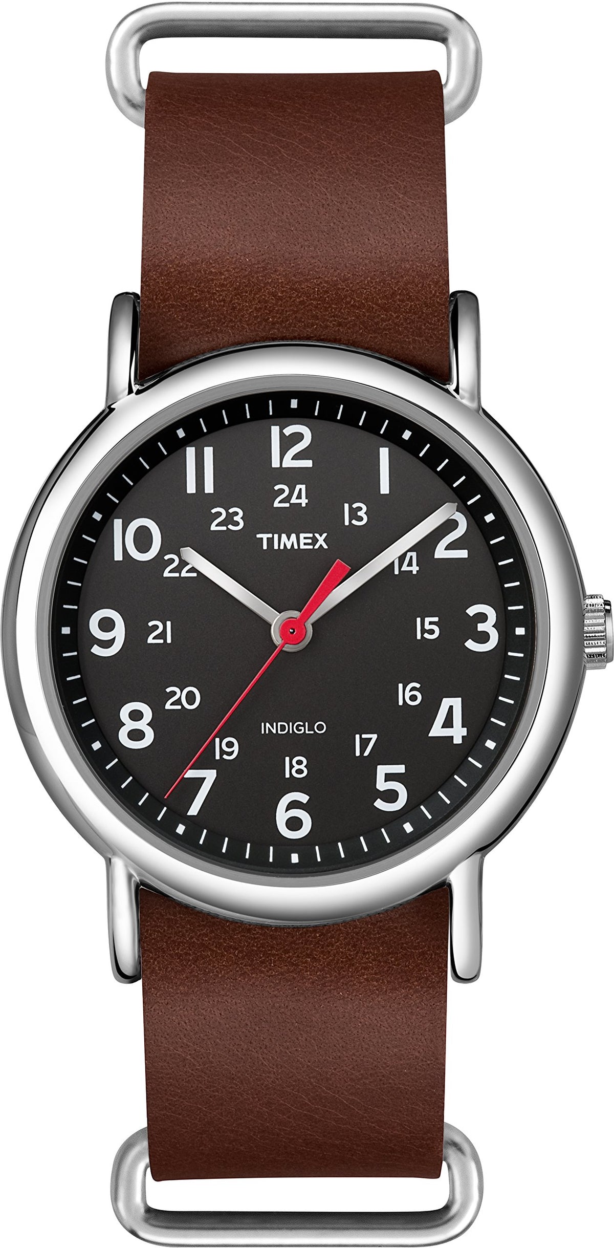 Timex Weekender 38 mm Watch - Brown Slip-thru