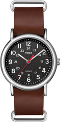 Timex Weekender 38 mm Watch - Brown Slip-thru