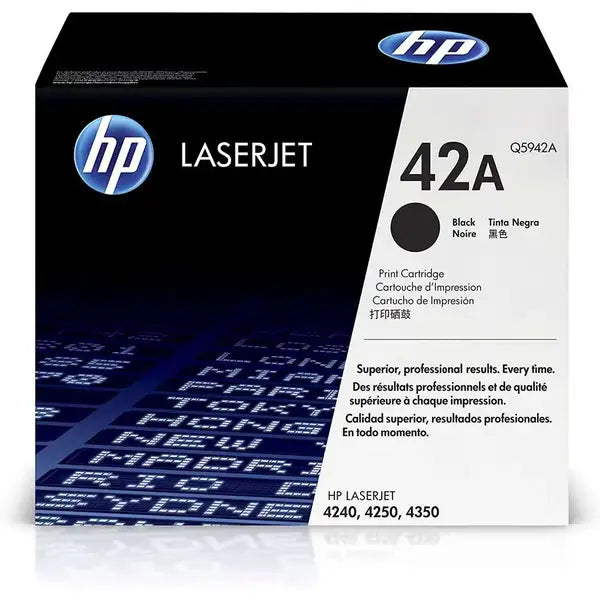 HP 42A Original LaserJet Toner Cartridge (Q5942A) - Black