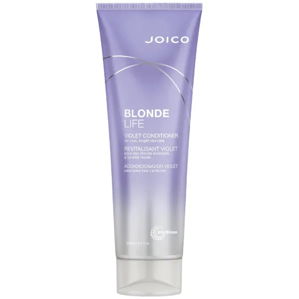 Joico Blonde Life Violet Conditioner | For Cool & Bright Blonde Hair | Neutralize Brassy Tones | Banish Yellow Tones | Boost Shine | Sulfate Free | With Monoi & Tamanu Oil