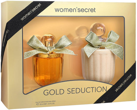 Women Secret Gold Seduction Edp 100Ml+Shower Gel 100Ml - AllurebeautypkWomen Secret Gold Seduction Edp 100Ml+Shower Gel 100Ml