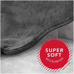 Sunbeam 23" x 15" Heated Back Wrap for Back Pain Relief - Gray