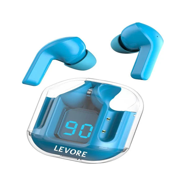 Levore Bluetooth Earphone TWS Crystal with Screen Display (LBT301)