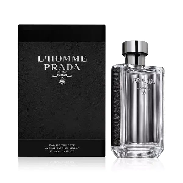 PRADA L'Homme Prada Eau de Toilette Spray, Classic Fragrance, 3.4 oz