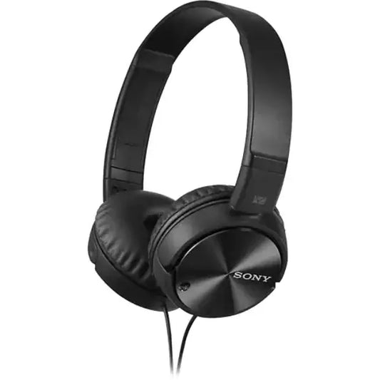 Sony Wired Noise Canceling On-Ear Headphones (MDRZX110NC) - Black