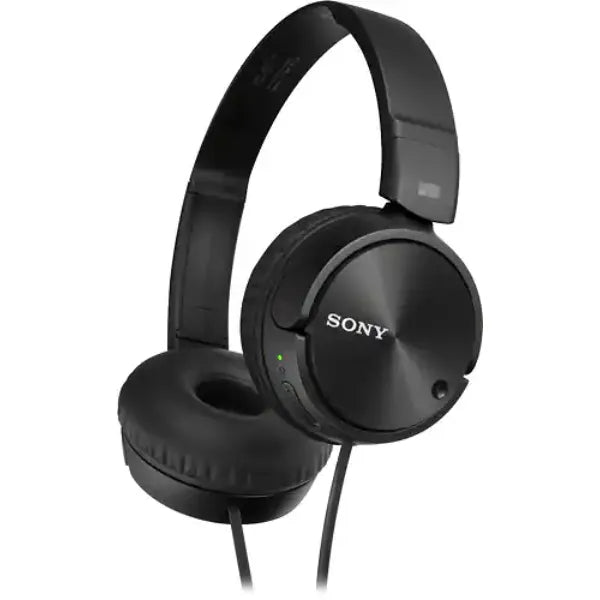 Sony Wired Noise Canceling On-Ear Headphones (MDRZX110NC) - Black