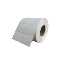 Pegasus Polysuper 6134T Inkjet PE Matte Label, Die-Cut Roll, 52mmX25mm, 1.5-inch core, 1000 Labels - White