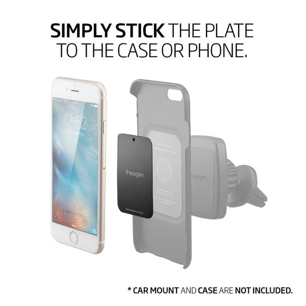 Spigen Kuel MP-4P Car Mount Metal Plates Black (4Pack - 000EP20342)