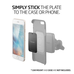 Spigen Kuel MP-4P Car Mount Metal Plates Black (4Pack - 000EP20342)