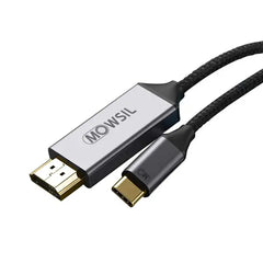 Mowsil USB Type C to HDMI Cable, USB C (Thunderbolt 3) to HDMI Converter Cable (2 Meter)