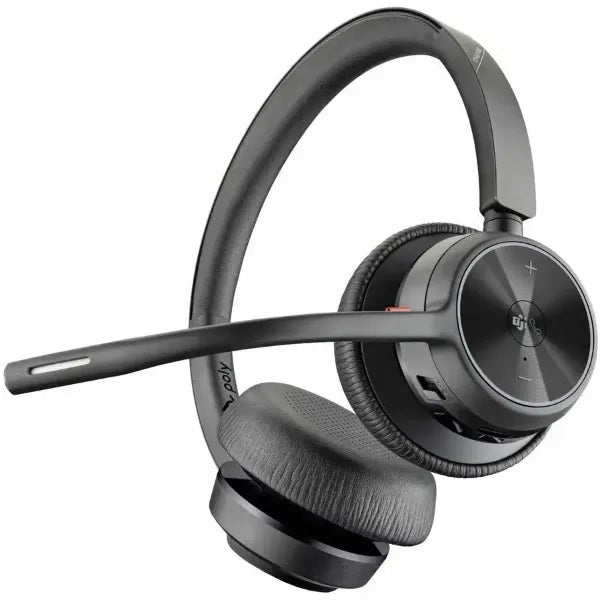 HP Poly Voyager 4320 Bluetooth Stereo Headset with BT700 USB-C Dongle, Microsoft Teams Certified (77Z30AA) - Black