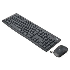 Logitech MK295 Silent Keyboard Mouse Combo - Black