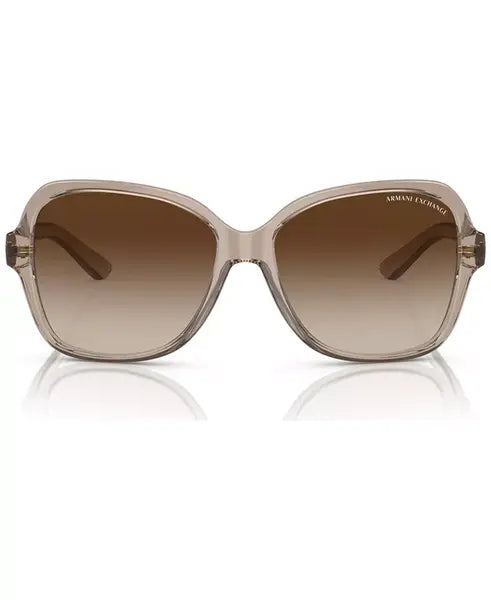 Armani AX4029S 57MM Women's Sunglasses, Transparent-Tundra