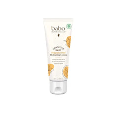 Babo Botanicals Sensitive Baby Fragrance-Free Daily Hydrating Baby Lotion - Shea Butter & Jojoba Oil - for Body & face - for Babies, Kids & Adults with Sensitive Skin - Vegan