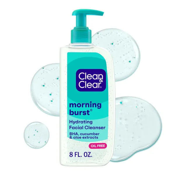 Clean & Clear Morning Burst Hydrating Facial Cleanser with BHA