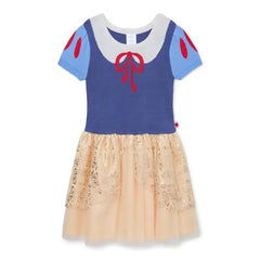Girls Disney Princess The Little Mermaid Ariel Cosplay Short Sleeve Sweater Dress