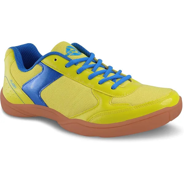 Nivia men's Aster Badminton Flash Shoes Yellow  Medium
