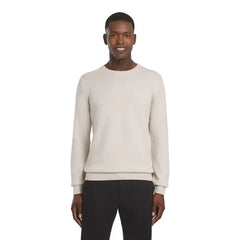 Chaps Men's & Big Men's Solid Cotton Crewneck Sweater