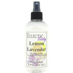 Eclectic Lady Lemon Lavender Body Spray, Body Mist for Women with Clean, Light & Gentle Fragrance, Cologne with Soft, Subtle Aroma For Daily Use