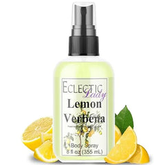 Eclectic Lady Lemon Verbena Body Spray, Body Mist for Women with Clean, Light & Gentle Fragrance, Cologne with Soft, Subtle Aroma For Daily Use