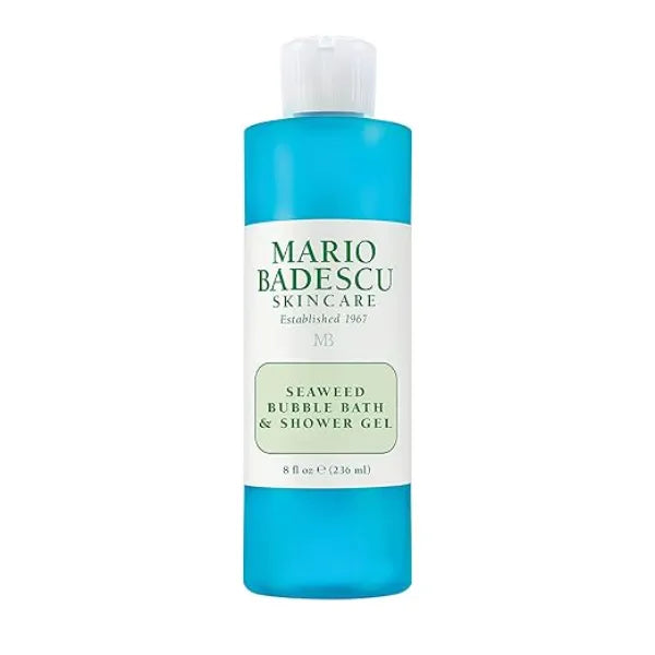 Mario Badescu Seaweed Bubble Bath & Shower Gel - 2-in-1 Daily Moisturizing Body Wash for Men and Women  Body Care Enriched with Marine Like Fragrance  Revitalizes Skin from Head to Toe