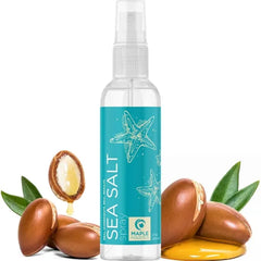 Maple Holistics Volumizing Sea Salt Spray for Hair - Texturizing Beach Waves Spray & Hair Mist Curl Activator - Non Sticky Styling Beach Hair Spray for Men and Women with Nourishing Argan Oil and Sea Kelp Extract
