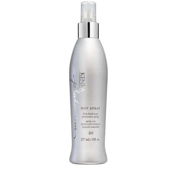 Kenra Professional Platinum Hot Spray 20 | Heat Protection Styler, Long-Lasting, Firm Hold, Adds Vibrant Shine, Humidity & Thermal Protection, Clean Release From Heated Tools For All Hair Types