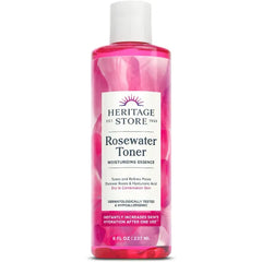 HERITAGE STORE Rosewater Facial Toner with Hyaluronic Acid, Dry to Combination Skin, Hydrating Toner Refines Pores, Minimizes Look of Fine Lines and Wrinkles