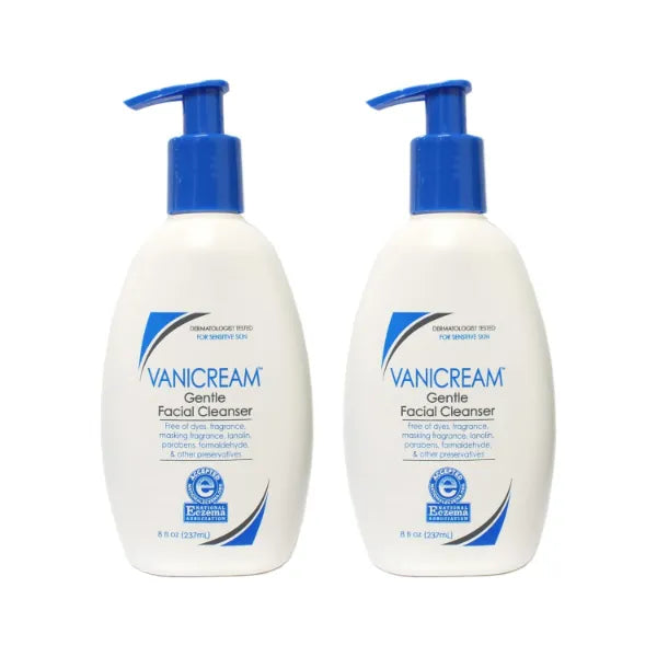Vanicream Gentle Facial Cleanser for Sensitive Skin,Unscented, Soothes and Hydrates Sensitive Skin - 8 Fl Oz