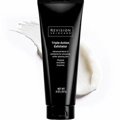 Revision Skincare Triple-Action Exfoliator, Clinical Face Exfoliator with Physical, Chemical and Enzymatic Exfoliation, AHA, BHA and Salicylic Acid to Polish Skin and Improve Texture