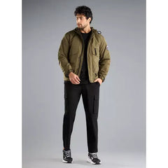 Plain Hooded Utility Jacket - Green
