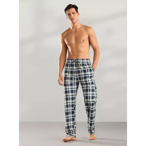 Checked Pyjamas - Blue