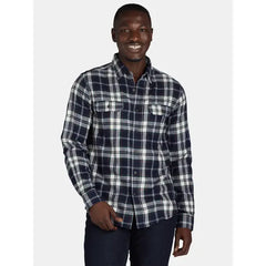 George Men's and Big Men's Flannel Shirt with Long Sleeves