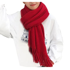 FAKKDUK Women's Winter Scarf – Warm Solid Blanket Wrap Shawl & Neck Warmer, Long Scarves Gift for Fall & Winter